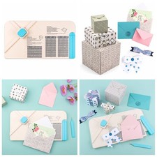 Multipurpose Punch Board for DIY Scrapbooking Craft Envelopes Gift Boxes Bows