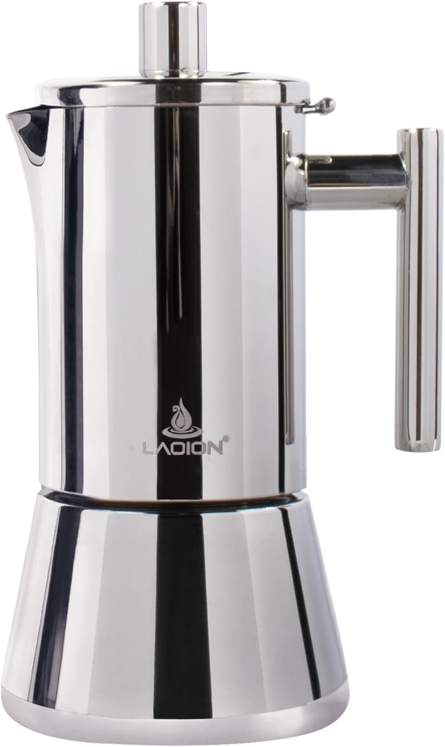 6cup 10 Oz Moka Pot Stainless Steel Cuban Coffee Maker