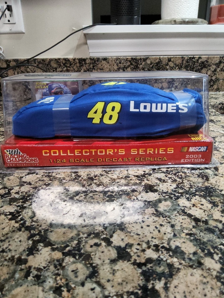 XRARE 1:24 Джимми Джонсон #48 LOWES 2003 NASCAR с дождя задержки крышка 1 из 500 - Изображение 3 из 4
