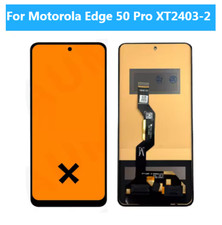 For Motorola Edge 50 Pro XT2403-2 TFT LCD Display Touch Screen Digitizer Black