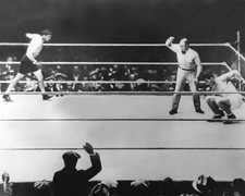 1927 Title Fight Gene Tunney Vs Jack Dempsey Long Count 4x6 PHOTO PRINT