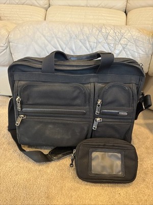 Tumi Alpha Expandable Organizer Laptop Briefcase 26141D4 Carry On
