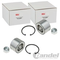 2X NTY RADLAGER-SATZ Hinten Beidseitig Passend FÜR Mitsubishi Colt Lancer