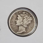 1940 S Mercury Dime 90% Silver Fine FN