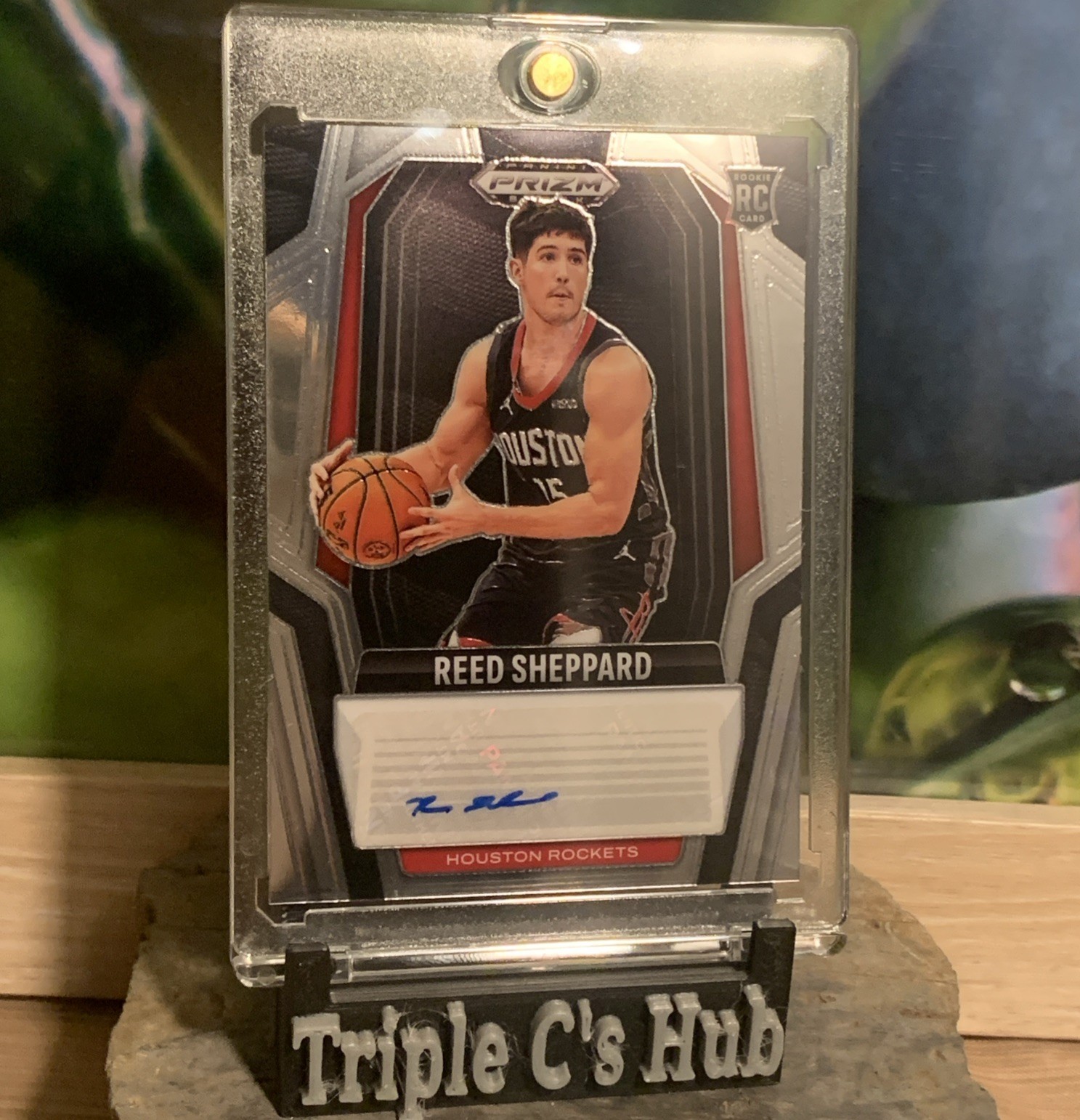 2024-25 Panini Prizm Black Reed Sheppard Rookie Auto #RS-SHP Autograph RC w/Case