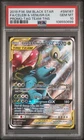 2019 POKEMON SM BLACK STAR PROMO #SM167 FULL ART/CELEBI & VENUSAUR GX PSA 10