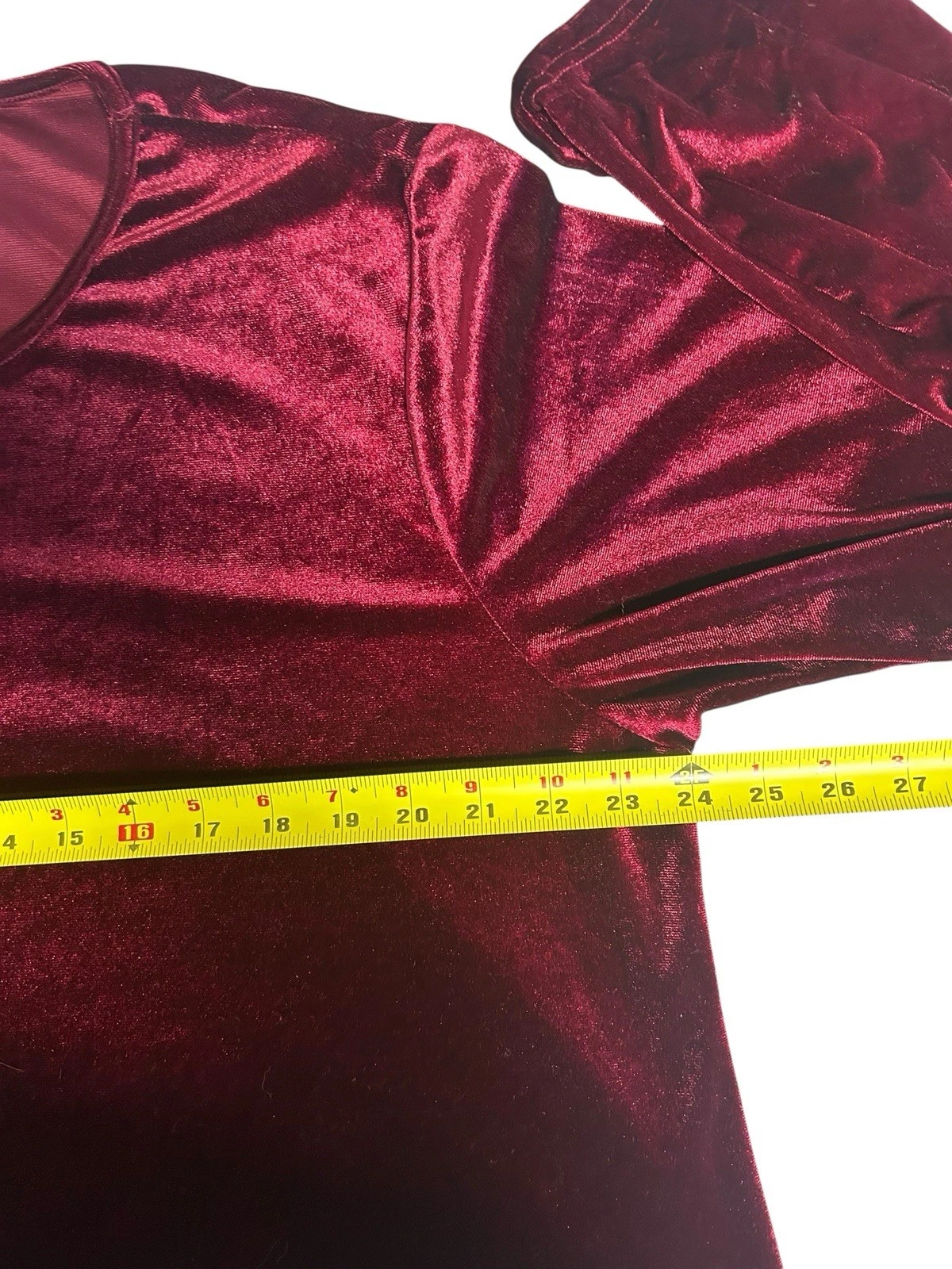 VETEMENTS Abito a tubino Deep Wine manica lunga in velluto più 2X Whimsygoth Dark Fairy Holiday