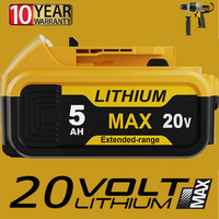 18V 5,0Ah Akku FüR Dewalt Xr DCB184 DCB183 DCB182 DCB200 DCB208 DCB206 DCB205