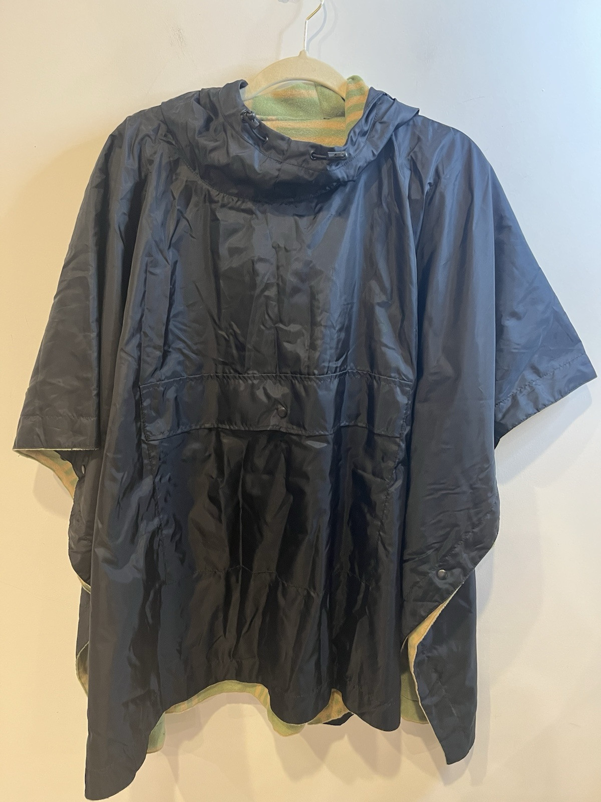 WOMENS RAIN COAT PONCHO ONE SIZE HOODED BLANKET FLEECE LINED WOMENS RAIN COAT PONCHO ONE SIZE HOODED BLANKET FLEECE LINED