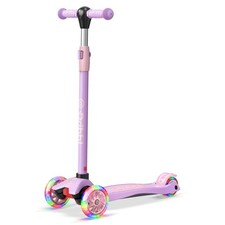 Dribbl 3Wheel Kids Scooter LeantoSteer Technology, Adjustable Height Handleb...