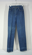 Vintage Women's LEE Straight Dark Wash Jeans RN34783 - Made in USA Sz 9