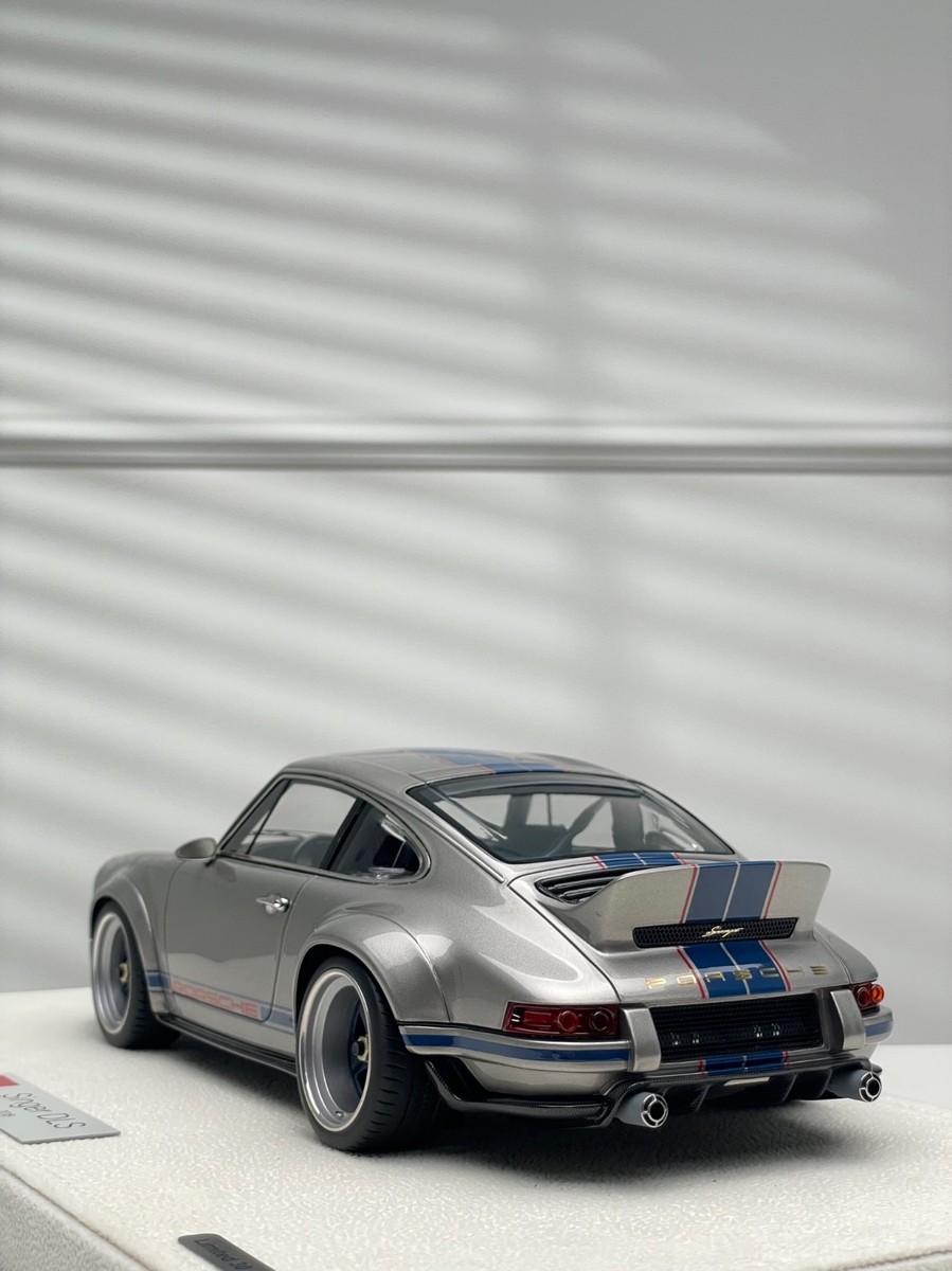 Porsche 911 Singer DLS (Silver/ Blue Stripes) [Make up Eidolon] 1