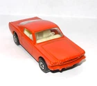 Matchbox Superfast Red/orange Mustang / White Int. Lesney No. 8 England Toy Car
