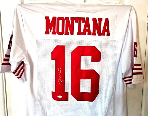 Joe Montana 49ers Football Autographed COA JSA Jersey