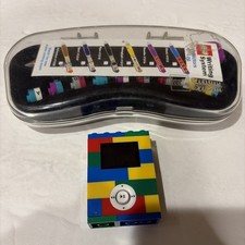 Vintage 2000 Lego Writing System Decoder Pen And Case 1516 Plus a MP3 Player