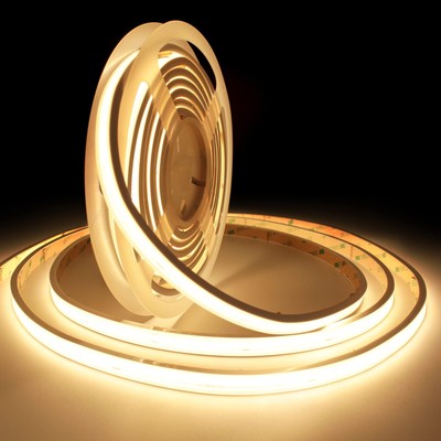 Cob LED Strip Lights 2700K Warm White 24V LED Light Strips Waterproof 480LEDs M