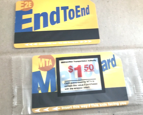 NYC MTA METROCARD 1998 Subway Series Sealed 2007 End to End Event Pass-FREE SHIP
