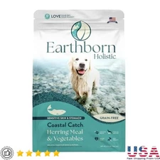 Grain Free Herring Salmon Dry Dog Food 25lbs Omega Fatty Acids Nutritious New