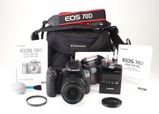 Canon EOS 70D DSLR & EF-S 18-55mm II Lens Kit Refurbished +12Month Guarantee.