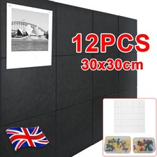 Large Cork Board Alternative,12PCS Felt Bulletin Board,Pin Board with Removable