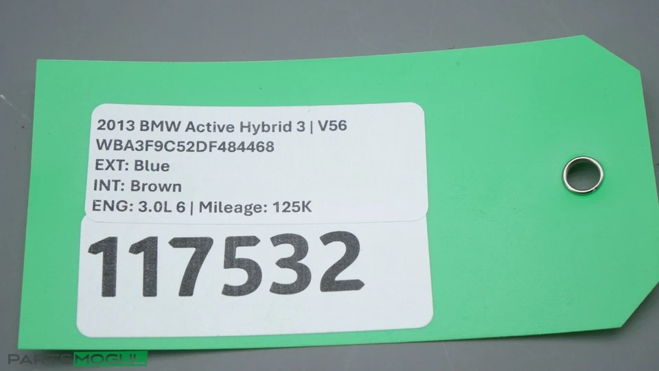 Silenciador de escape trasero BMW F30 F32 F33 335i ActiveHybrid 3 2012-2015 7602290 OEM Foto 4 de 4