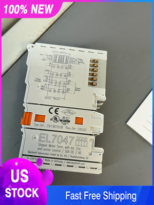 Beckhoff EL7047 PLC stepper motor term with encoder and Vector control