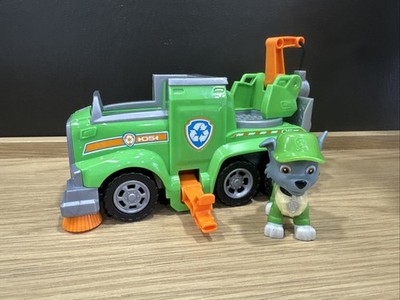 PAW Patrol Ultimate Rescue - Rocky Recycling Truck Moving Crane Figure Complete