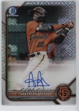 2022 Bowman Mega Box Chrome Mojo Aeverson Arteaga #BMA-AA Auto 0z4u
