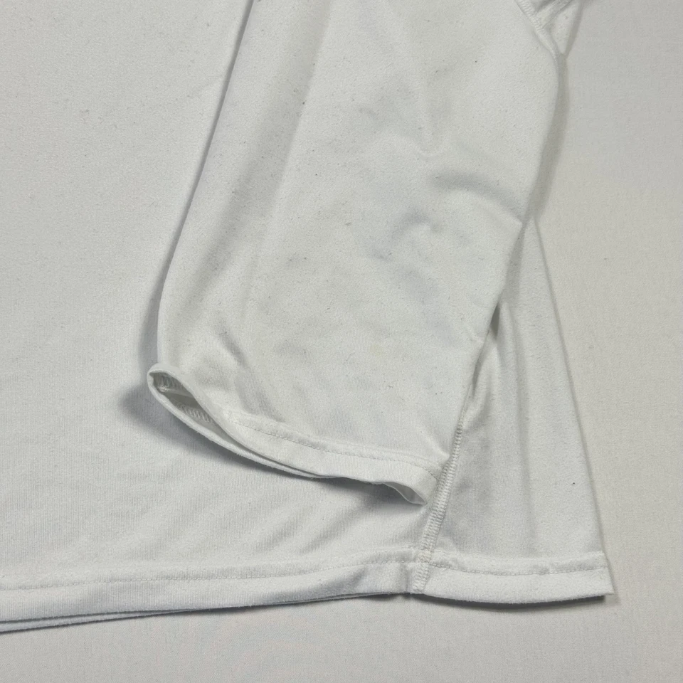 Camisa Polo Ralph Lauren Performance Para Hombres 2XL Blanca Manga Larga Cuello Redondo Poni Foto 3 de 4