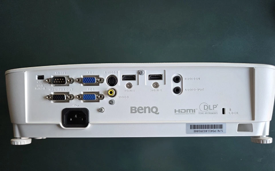 BenQ MS535 DLP-Beamer – unbenutzt – 3.600 ANSI-Lumen – 2× HDMI - Bild 4 von 4