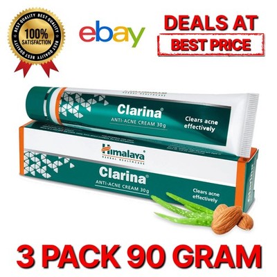 3 X Himalaya Clarina Anti-Acne Cream | Removes Acne | 30gm Each | FREE SHIPPING