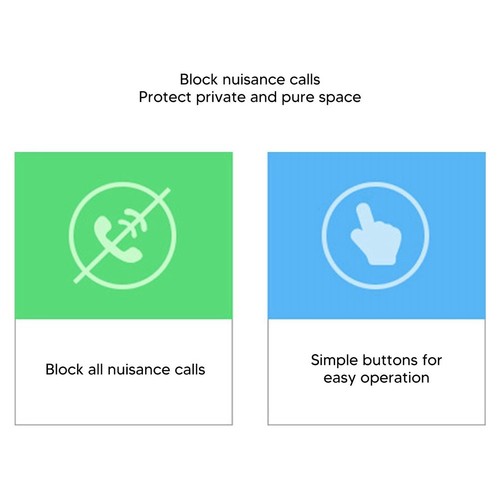 Call Blocker -Nuisance Incoming Call Phone Blocker with LCD Display 1Set P2S3 - Zdjęcie 5 z 10