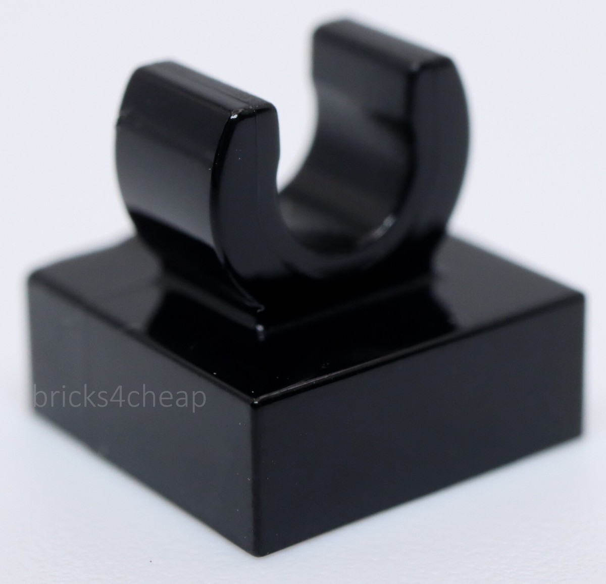 Lego 15x Black Tile Modified 1 x 1 with Open O Clip | eBay