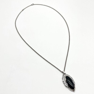 【希少】ジョージジェンセン 619 オニキス ペンダント ネックレス SV925 希少】ジョージジェンセン 619 オニキス ペンダント ネックレス SV925