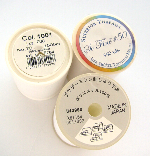 Brother Embroidery Bobbin Madeira Bobbinfil Superior So Fine Quality Thread Lot - Picture 2 of 4