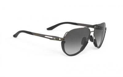 RUDY PROJECT SKYTRAIL Gun Matte Brille - Smoke Black Deg