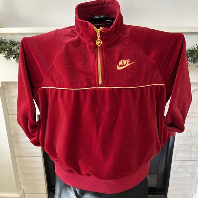 red velvet nike jacket