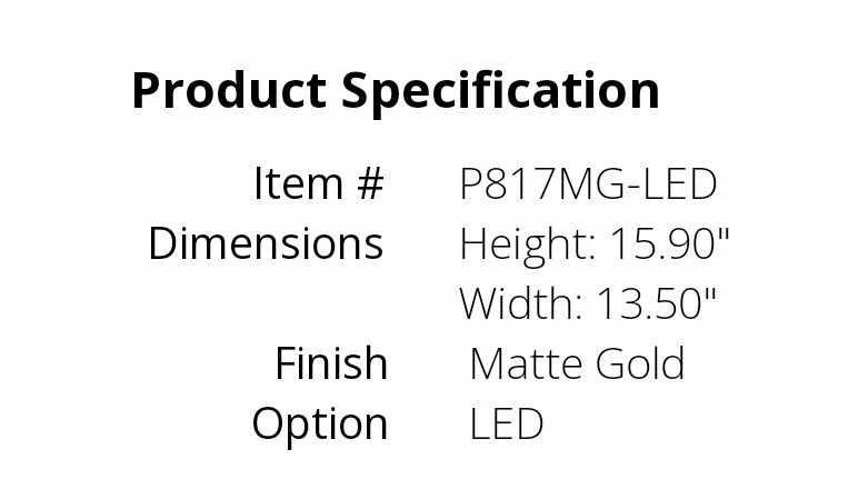 Hecho a Mano P817MG-LED Diseño-A-Fixture 13.5"15.9" Espiral Colgante Luz Oro Mate Foto 2 de 4