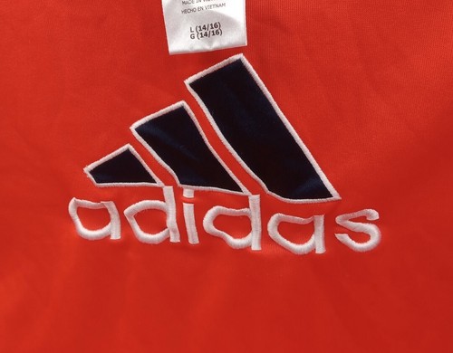 Adidas Youth Pullover Hoodie - Orange Size L/G (14/16) - Picture 3 of 6