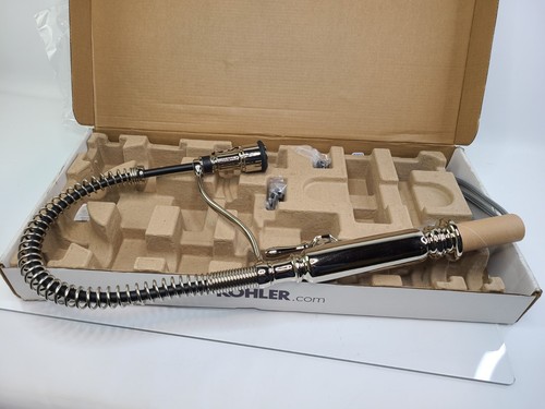 Kohler K-77515-SN Pull Down Kitchen Sink Faucet Polished Nickel - New Tournant - Picture 5 of 13