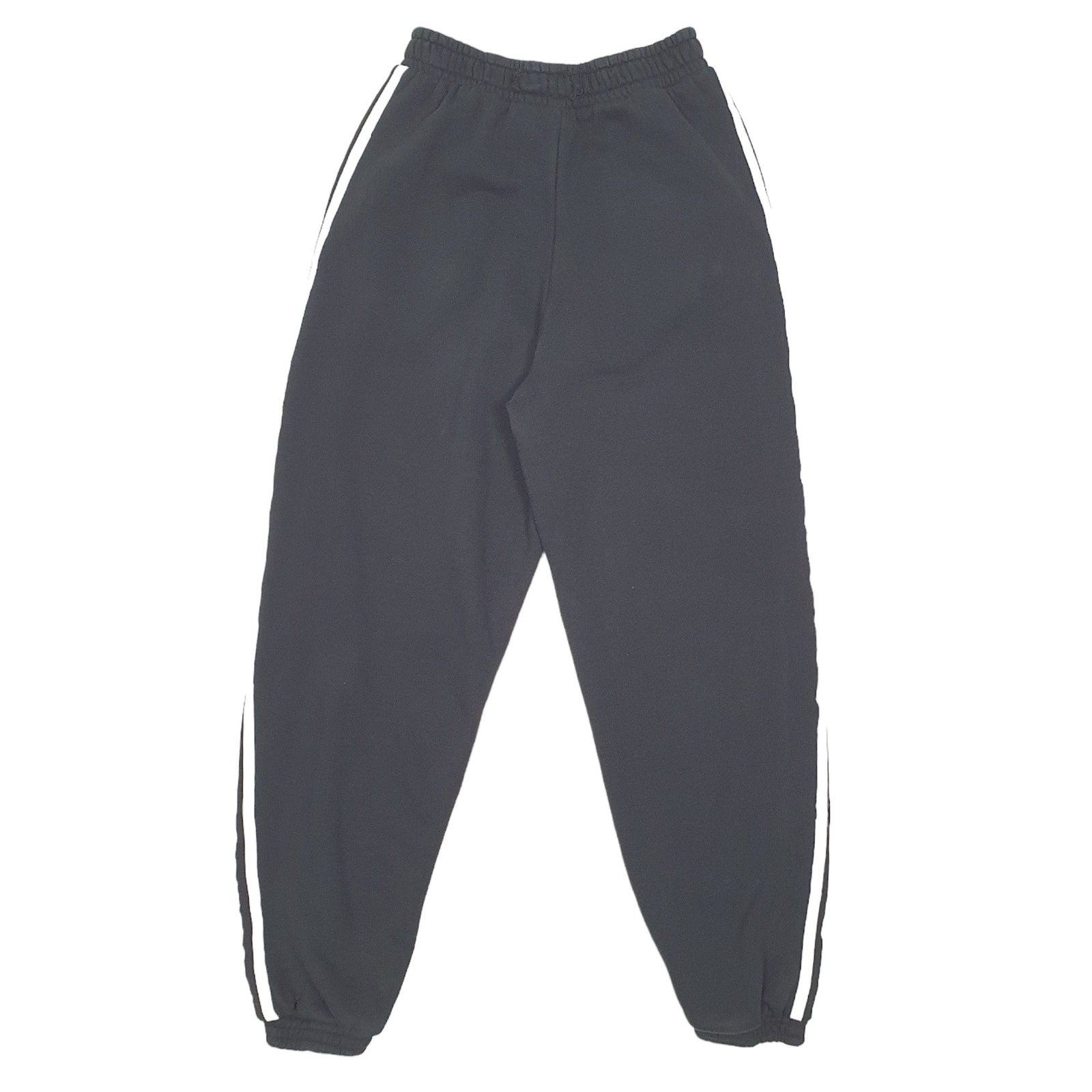 ADIDAS Jogger Trousers Cotton  &  Polyester Black Womens  6 image 3