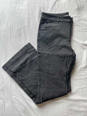 Old Navy Women's High Rise Gray Pixie Flare Secret Smooth Pocket Pant Size 12