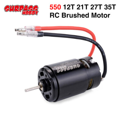 SURPASS HOBBY 550 Brushed Motor 12T 21T 27T 35T Motor für HSP HPI 1/10 RC Auto