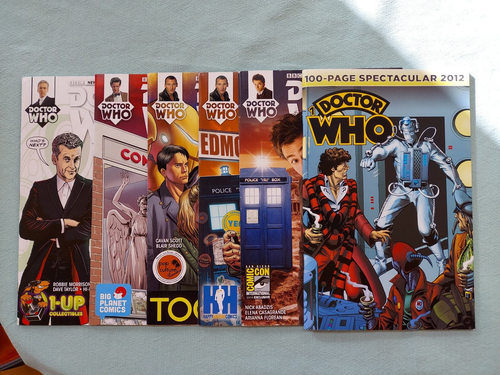 DOCTOR WHO lot of 6 books, 9th - 12th doctor, SDCC, 1-up, Big Planet var & more - Picture 1 of 24