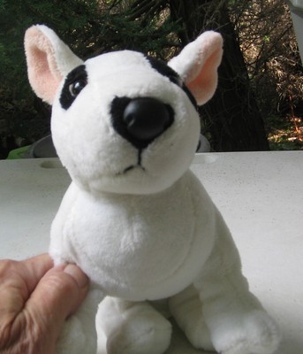 bull terrier stuffed animal