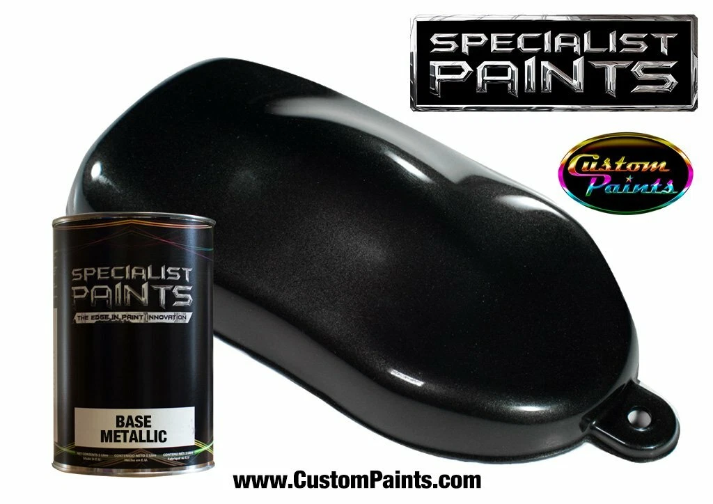 Metallic outlet black paint