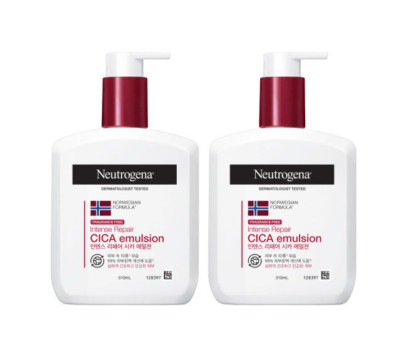 Neutrogena Intense Repair Cica Emulsion Lotion Body 310ml x 2 10.48oz  Tracking