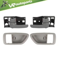 Interior Door Handle & Bezel Driver & Passenger For TOYOTA SEQUOIA TUNDRA Set/2