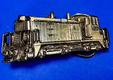 633 Diesel Locomotive RailRoad Train Vtg. 1981 The Great American Belt Buckle Co