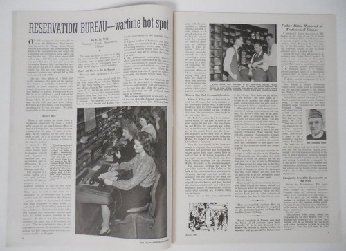 The Milwaukee Magazine March 1945 - Chicago Milw St. Paul & Pacific Railroad - Picture 4 of 7